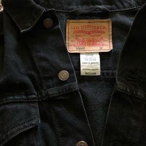 Black Levi Demin Jacket